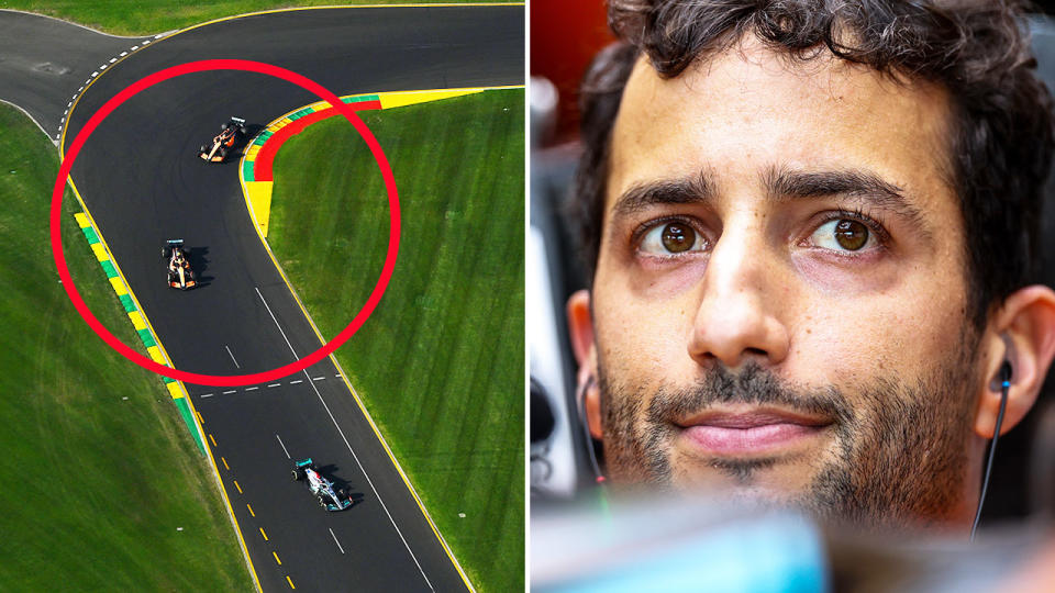 Daniel Ricciardo, pictured here in action during the Australian Grand Prix.