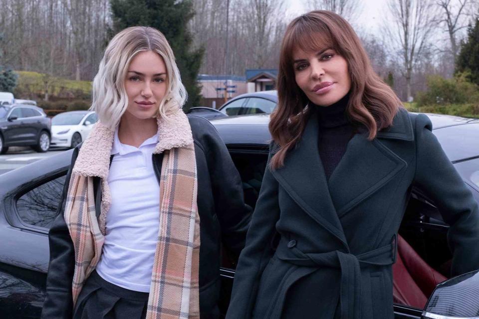 <p>Jen Osborne and Allister Foster/A&E </p> Delilah Hamlin and Lisa Rinna in the Lifetime original movie "Mommy Meanest."