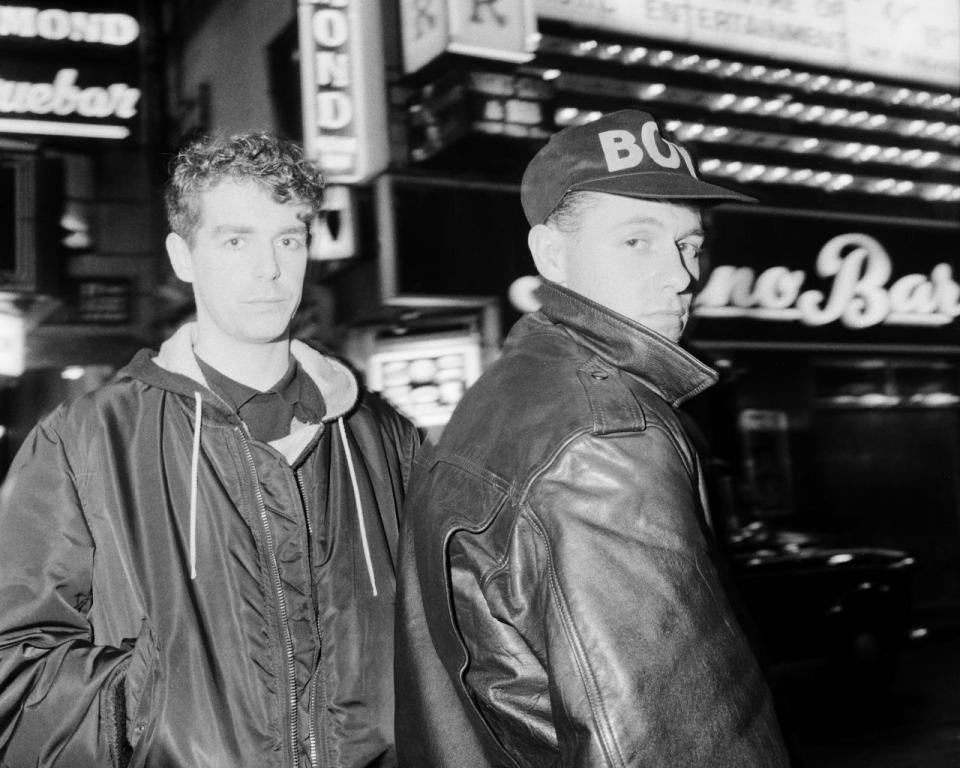 Chris Lowe and Neil Tennant of the Pet Shop Boys.