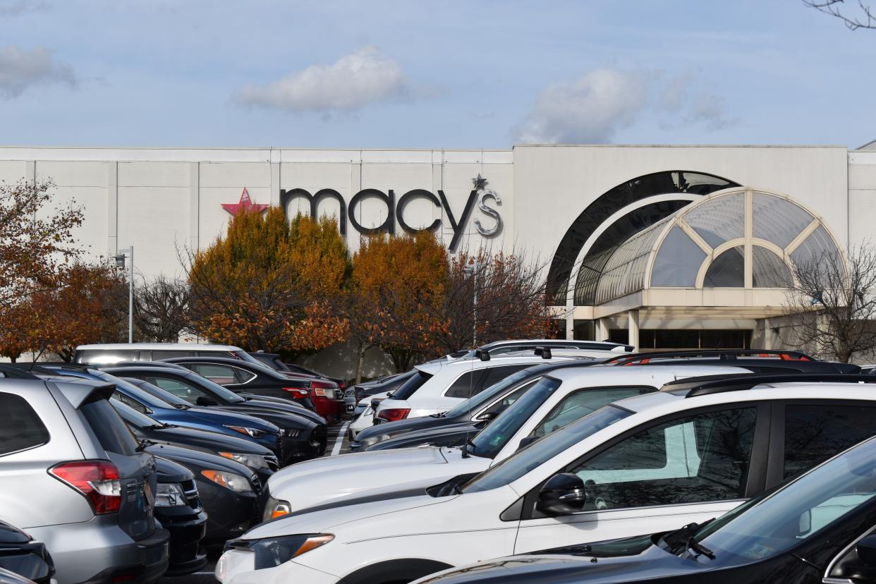 A Cherry Hill Mall parking lot is already crowded as the holiday shopping season bears down on South Jersey.