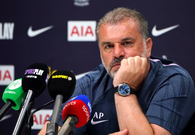 Tottenham boss Ange Postecoglou