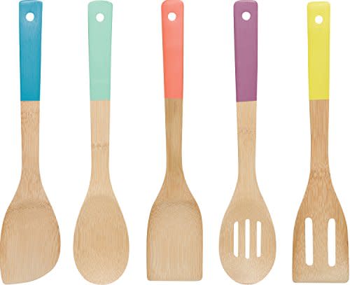 Now Designs Bamboo Utensils, Set of 5, Multi-Color (Amazon) (Amazon / Amazon)