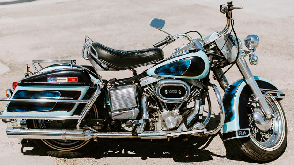 Elvis Presley's 1976 Harley Davidson FLH 1200 Electra Glide