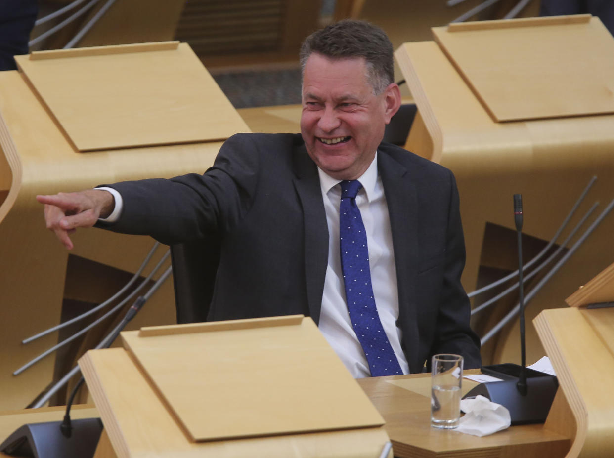 Scottish Conservatives will vote against the appointment of the Greens as ministers, Murdo Fraser said (Fraser Bremner/Scottish Daily Mail/PA)