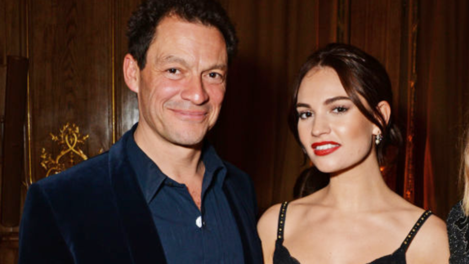 dominic west and lily james