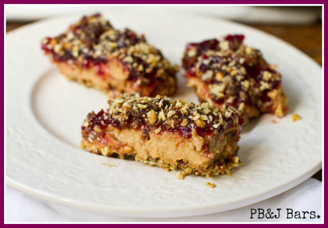 Peanut Butter Jelly Bars