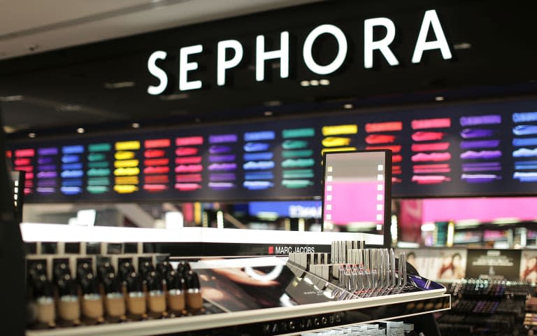 Crowds Queue For The Opening Of Sydney's First Sephora Store