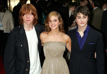 Rupert Grint , Emma Watson and Daniel Radcliffe at the New York premiere of Warner Brothers' Harry Potter and the Prisoner of Azkaban