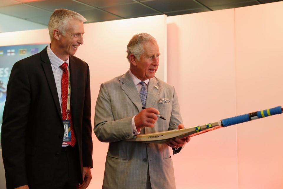 Steve Elworthy with Prince Charles (Getty Images)