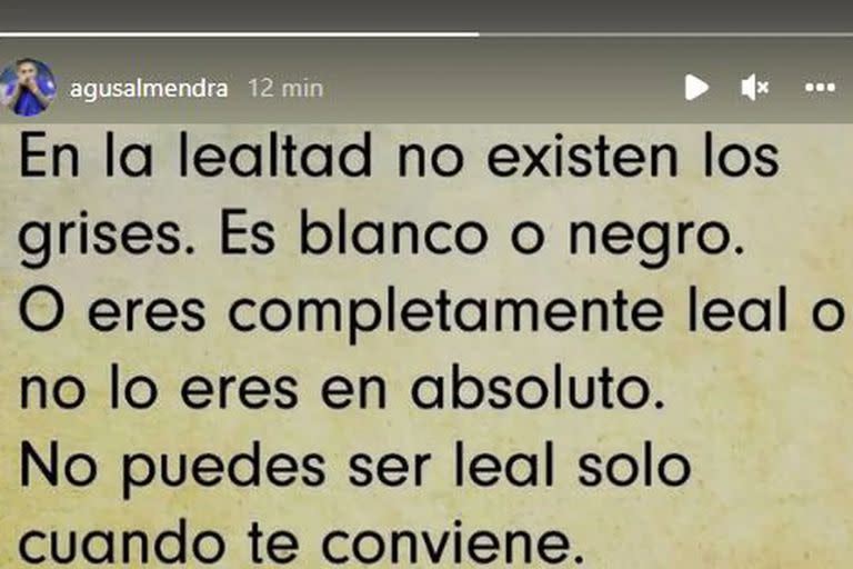 El mensaje de Almendra tras ser excluido de Boca: ¿fue contra Battaglia o contra Bendetto?