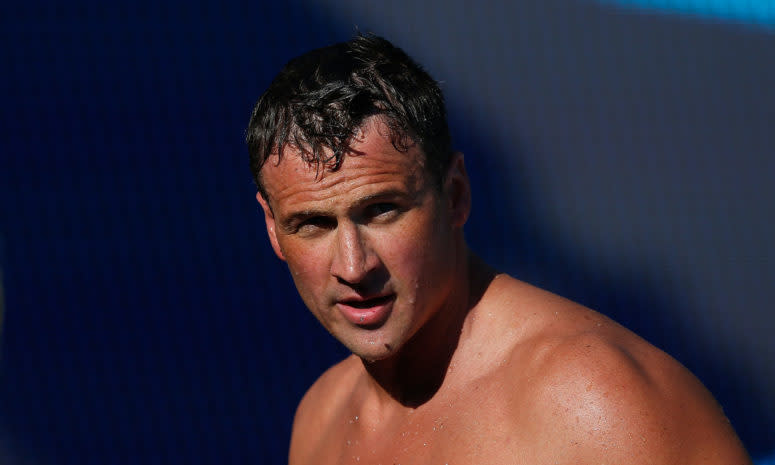 Ryan Lochte at the U.S. swimming national championships.