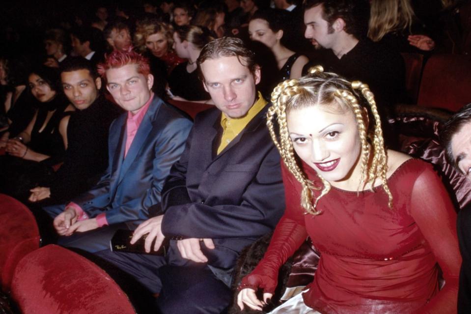 Gwen Stefani poses with No Doubt in the 1990s. WireImage