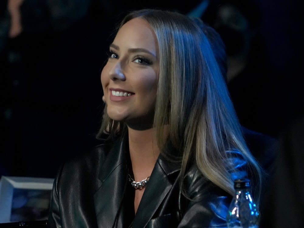 Eminems Tochter Hailie Jade Scott hat einen eigenen Podcast namens "Just a Little Shady". (Bild: Kevin Mazur/Getty Images for The Rock and Roll Hall of Fame)