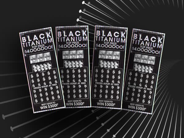 The Black Titanium scratch-off lottery debuted in June with six $4 million prizes and 16 $100,000 prizes.