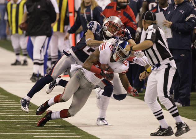 Giants' Mario Manningham thanks Bill Belichick for giving him room to make  a big catch in Super Bowl XLVI 