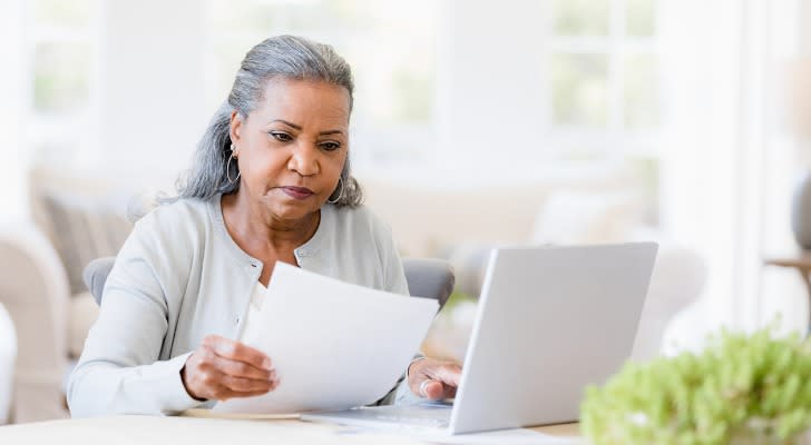 A 65-year-old woman reviews her plan for retirement.