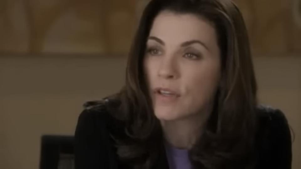 Julianna Margulies as Alicia Florrick on The Good Wife.