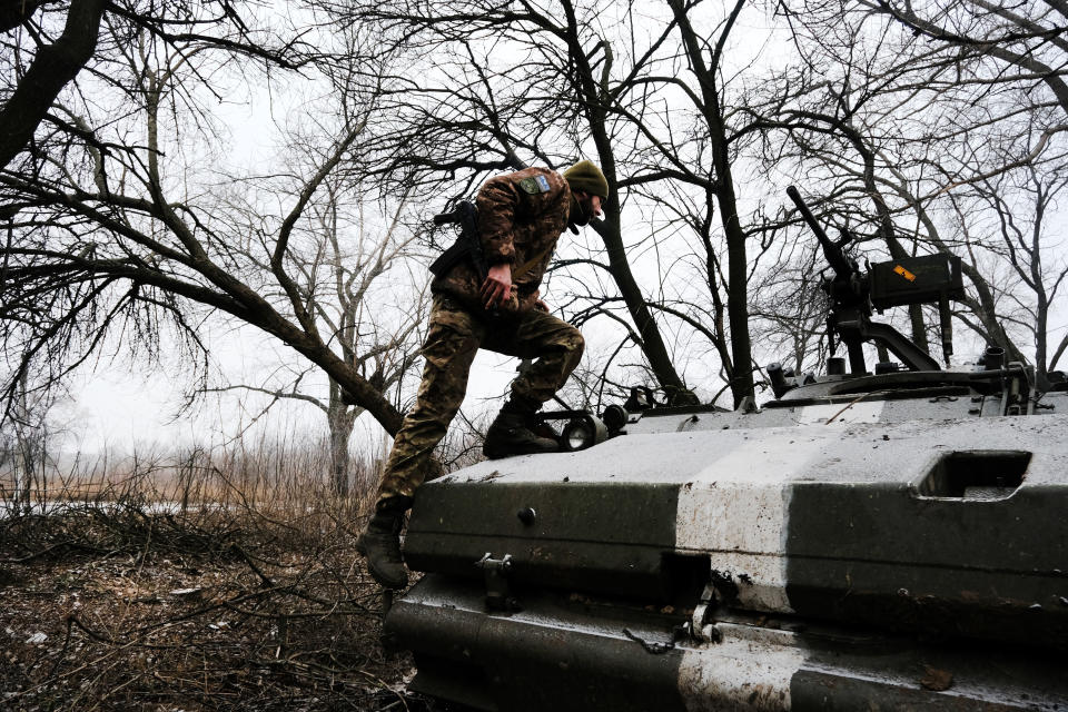 Los combates se están produciendo ahora en Bajmut. (Photo by Spencer Platt/Getty Images)