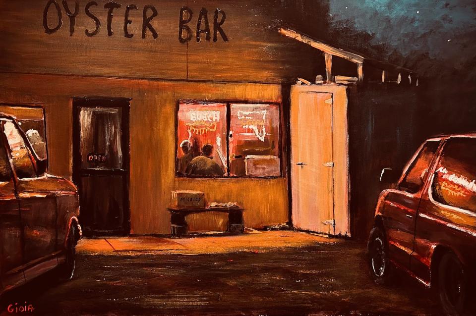 "Beer Lights, Pickup," by Dean Gioia, who will have an Open Studio event from noon-5 p.m. Sunday, Dec. 10, 2023.