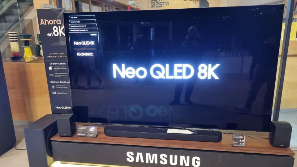 El Samsung Neo Qled de 85 pulgadas, uno de los televisores más destacados del nuevo lineal