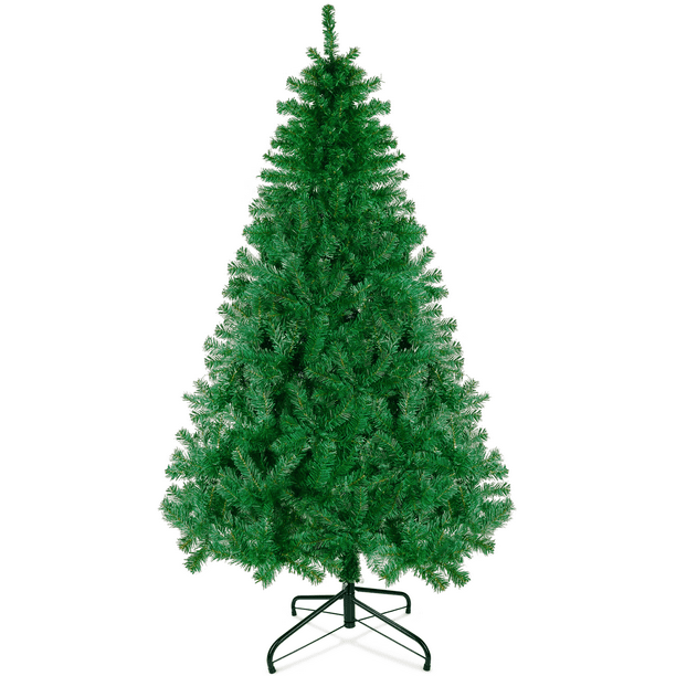 <p><a href="https://go.redirectingat.com?id=74968X1596630&url=https%3A%2F%2Fwww.walmart.com%2Fip%2FLulive-6FT-Artificial-Christmas-Tree-W-800-Tips-Holiday-Xmas-Tree-for-Indoor-Outdoor-Metal-Base-Green%2F3541866683%3Fathbdg%3DL1700&sref=https%3A%2F%2F" rel="nofollow noopener" target="_blank" data-ylk="slk:Shop Now;elm:context_link;itc:0;sec:content-canvas" class="link ">Shop Now</a></p><p>Lulive Artificial Christmas Tree</p><p>$55.00</p>