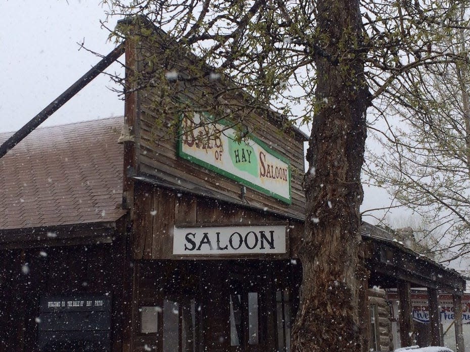 Bales of Hay Saloon, Montana