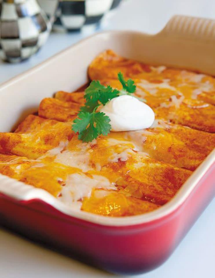 Turkey and Cheese Enchilada