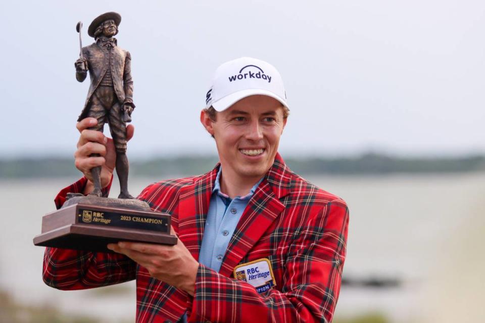 Matt Fitzpatrick is the winner of this year’s RBC Heritage Presented by Boeing on Sunday, April 16, 2023, at Harbour Town golf Links in Sea Pines on Hilton Head Island.