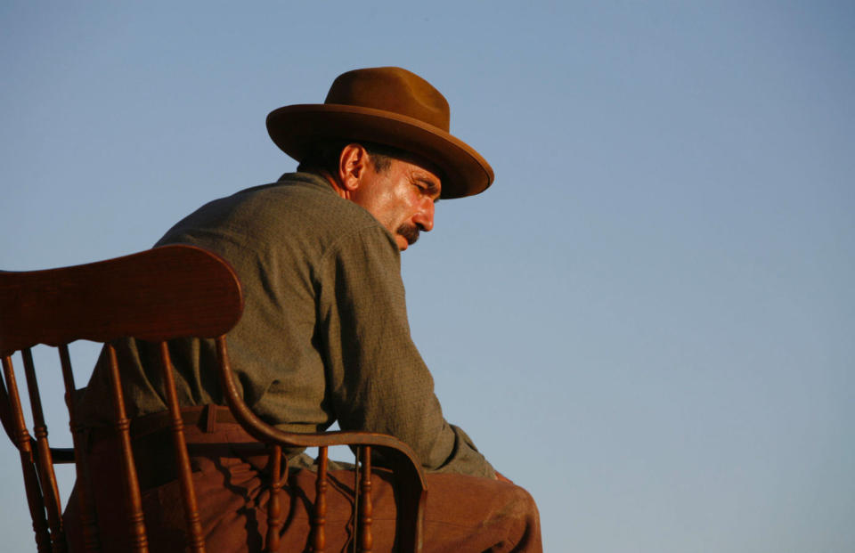 Daniel Day Lewis won the Best Actor Oscar as oil prospector Daniel Plainview in the 2007 film There Will Be Blood. 