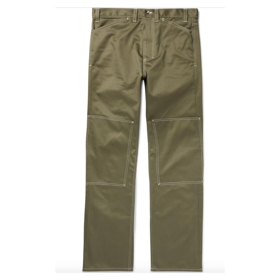 Selvedge Cotton-Twill Trousers