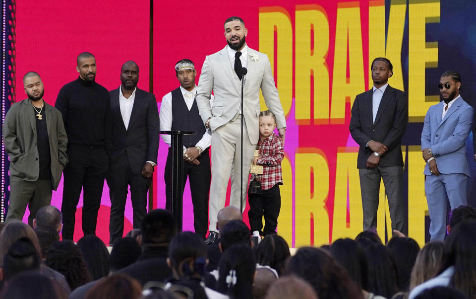 Drake, Adonis, Sophie, Brussaux (Chris Pizzello / AP)