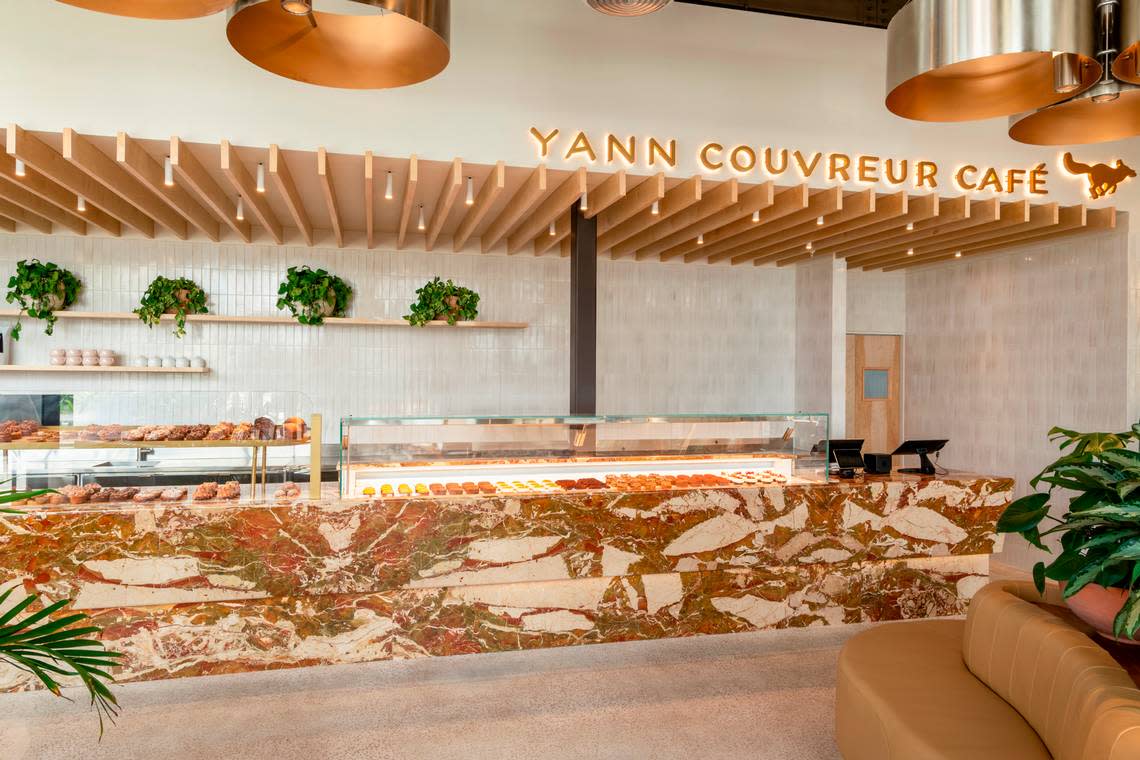 The counter at Yann Couvreur Café in Wynwood.