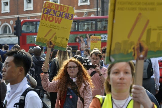 Southern Rail network protest