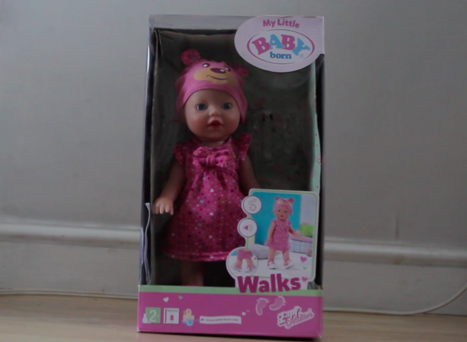 Rachel bought this doll online for her daughter's birthday. Photo: SWNS