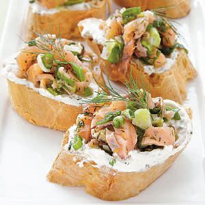 Smoked Salmon Crostini