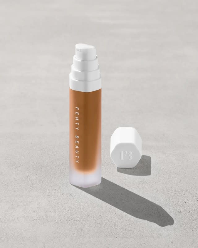 Fenty Beauty Soft'lit Naturally Luminous Longwear Foundation, $40, <a href="https://fave.co/4alSVRt" rel="noopener" target="_blank" data-ylk="slk:available here;elm:context_link;itc:0;sec:content-canvas" class="link ">available here</a>