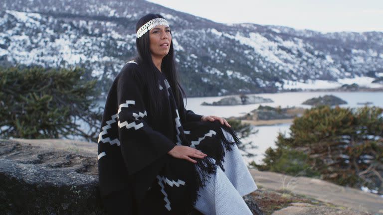 Charo Bogarín, protagonista de la serie dedicada a la cantora mapuche Aimé Paine