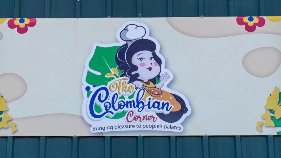 The Colombian Corner features the food prepared by chef Velcy Velasquez, mother of restaurant owner Nicolas Alvarez.