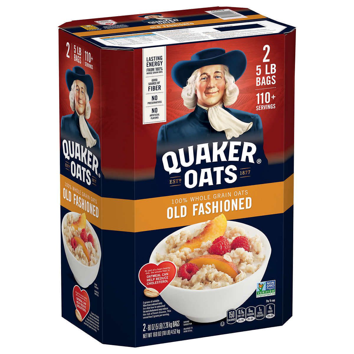 Box of Quaker Oats Old Fashioned Oatmeal