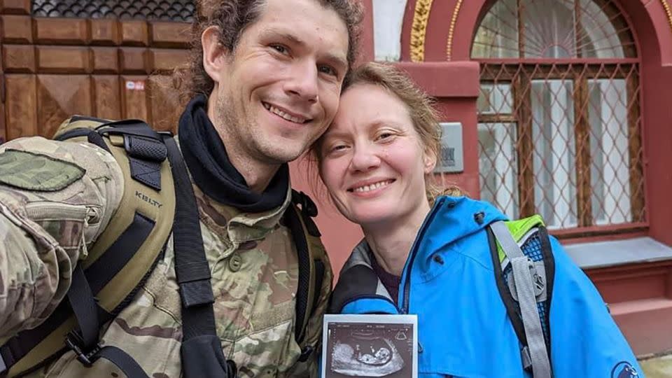 Vitalii was very happy to hear the news of his wife's pregnancy, which caught him while he was relocating from one frontline spot to another. - Natalia Kyrkach-Antonenko