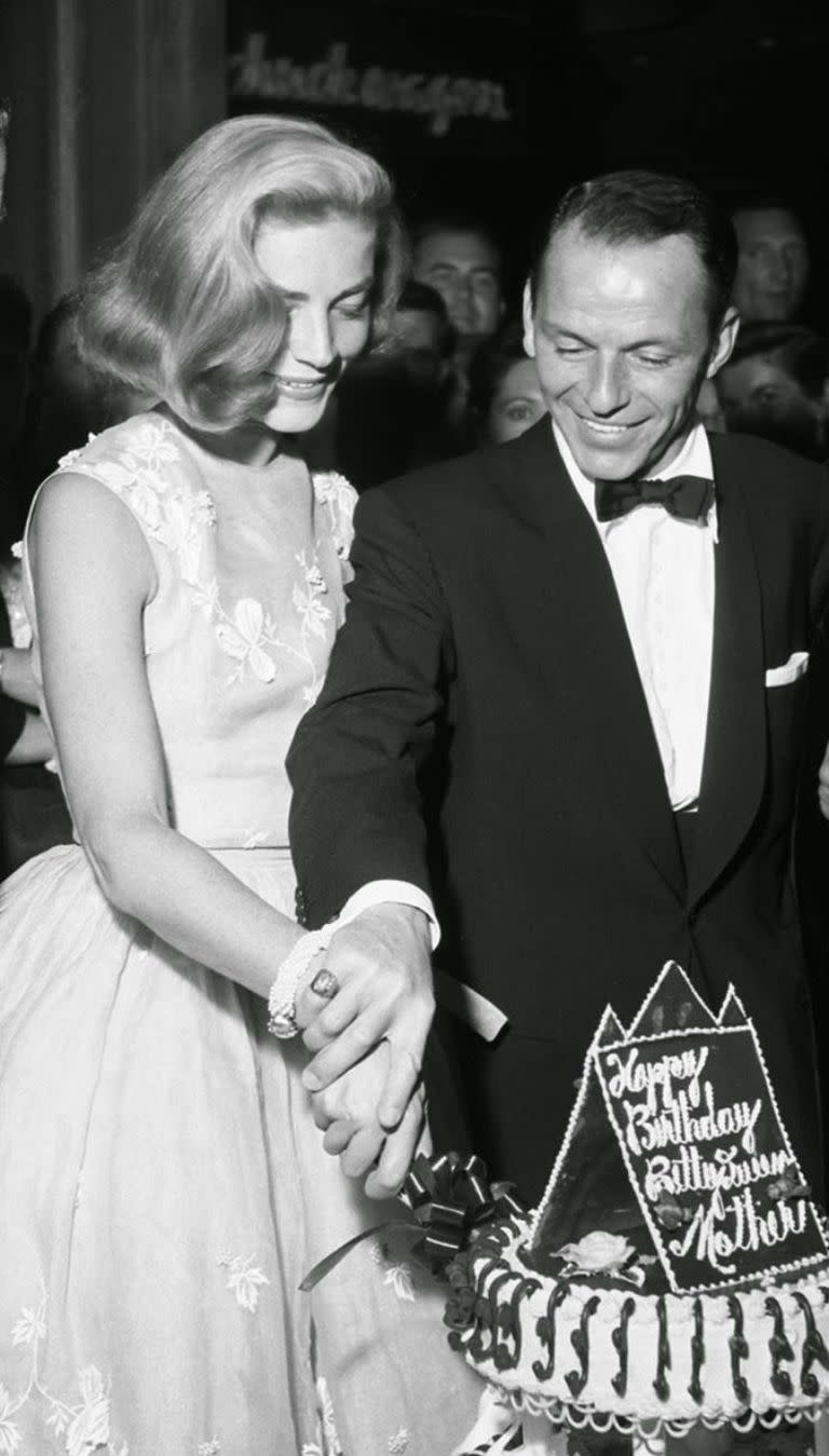 Frank Sinatra con Lauren Bacall