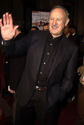 Gene Hackman at the Hollywood premiere of The Royal Tenenbaums