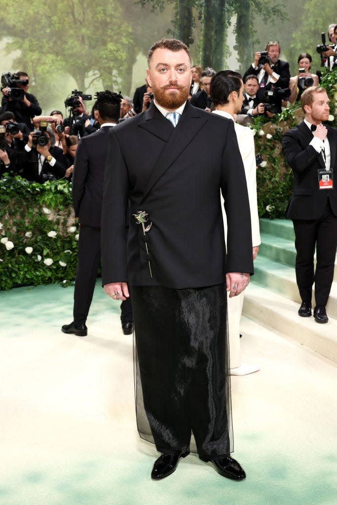 Sam Smith attends the 2024 Met Gala.