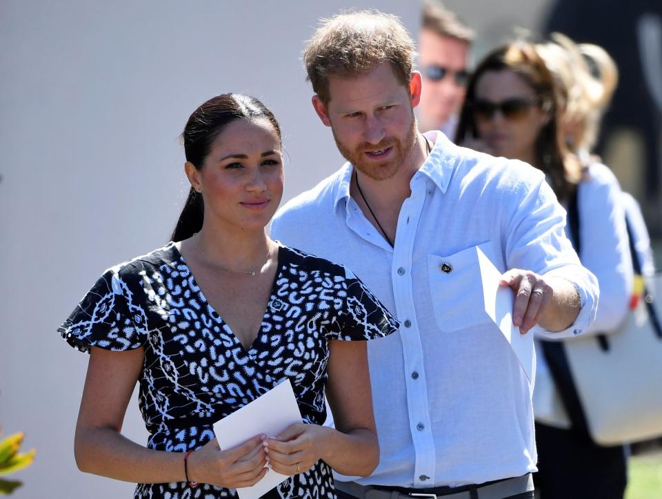 Prince Harry and Meghan Markle (REUTERS)