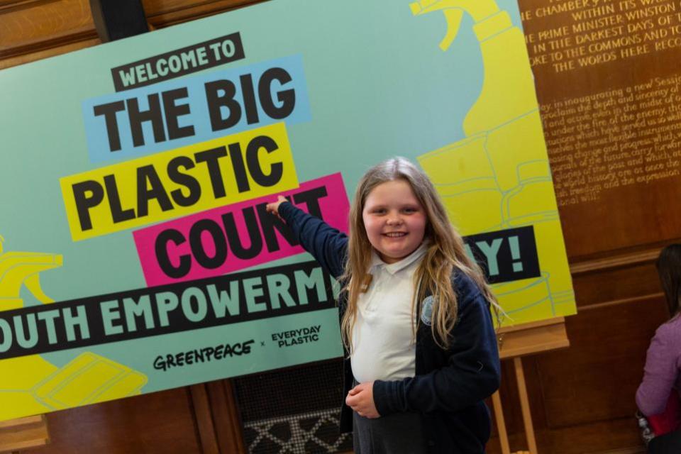 York Press: Charlotte Adlum in London for the Big Plastic Count event