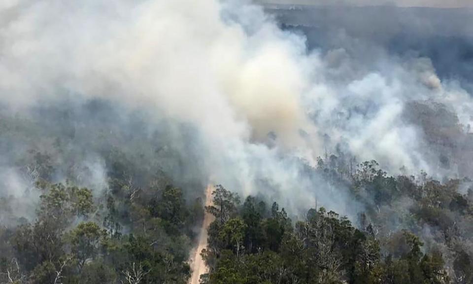 <span>Photograph: QLD Fire and Emergency SE/AFP/Getty Images</span>