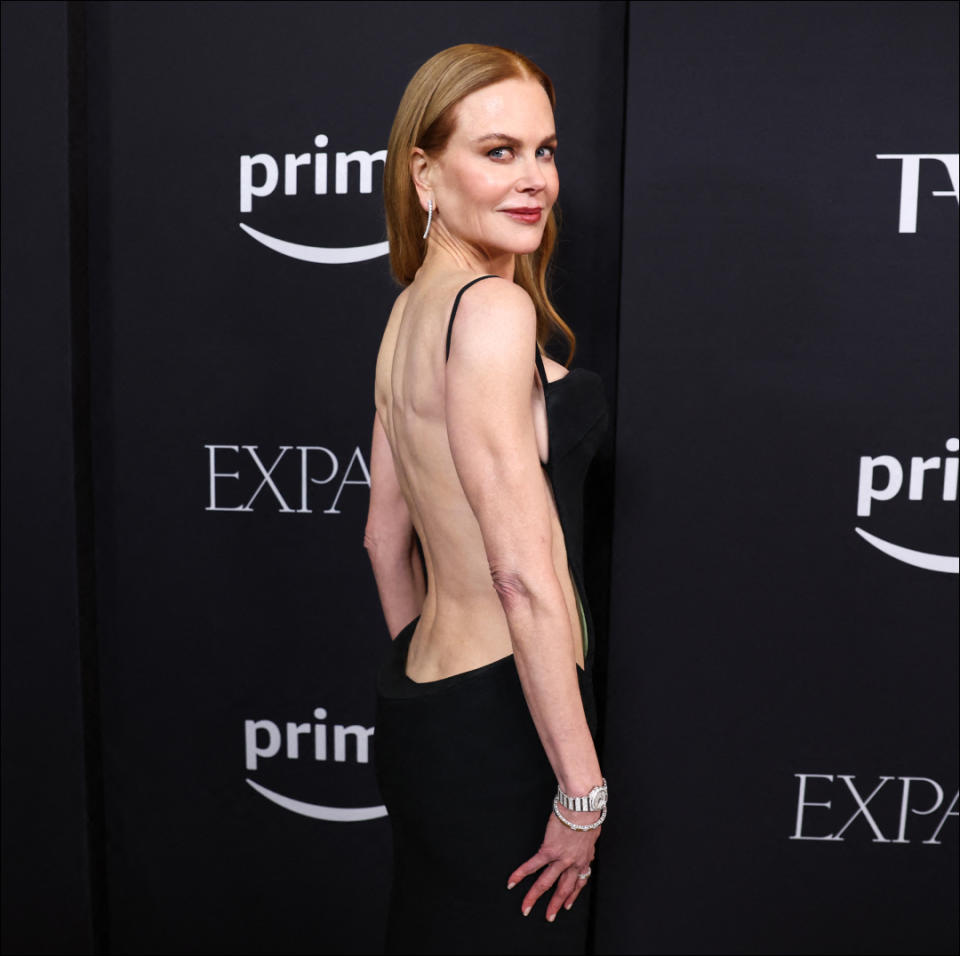 Nicole Kidman’s Backless Little Black Dress Brought New Drama to the ...