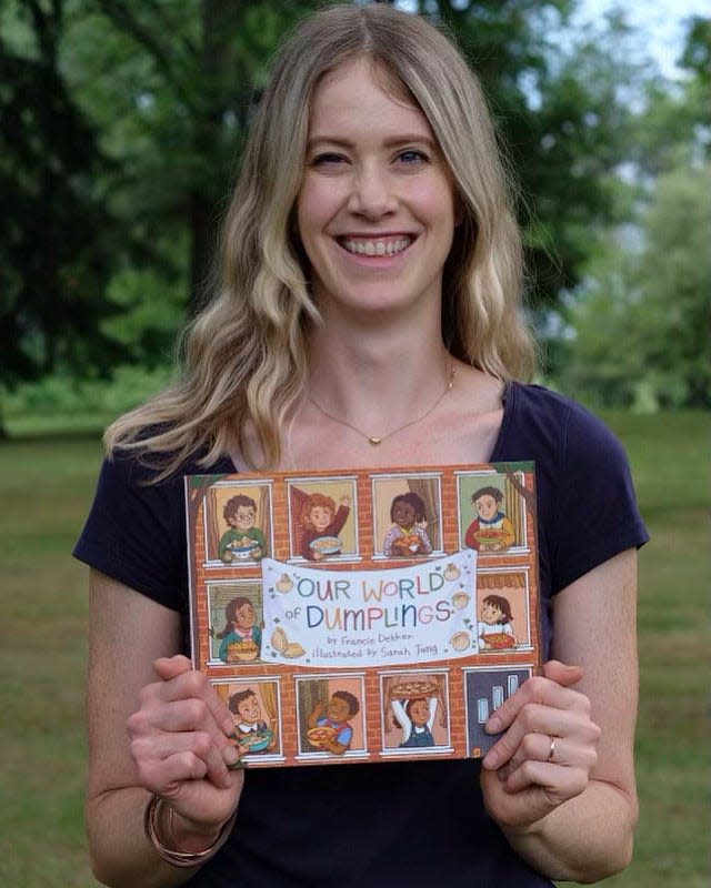 Francie Dekker  has moved from working with local food systems in the Milwaukee area to writing her first children's book, "Our World of Dumplings," which is in stores Sept. 6.