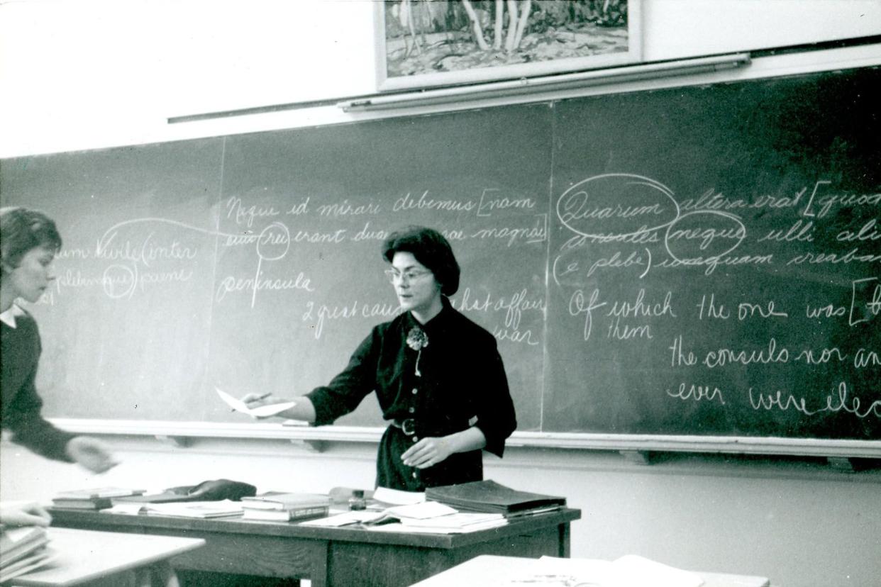 latin class in early 60s