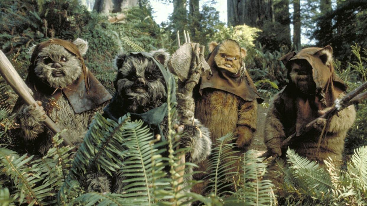 Believe it or not, the Ewoks were an effective military strike force in "Star Wars: Return of the Jedi."